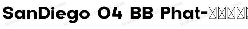 SanDiego 04 BB Phat字体转换